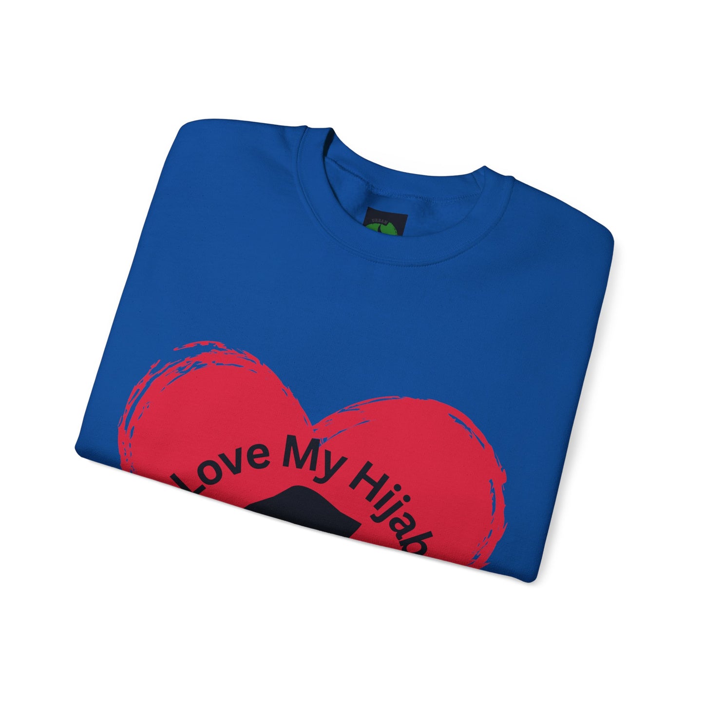 Love My Hijab Heavy Blend Sweatshirt - Unisex Crewneck for Comfort and Style Muslim Women Clothing