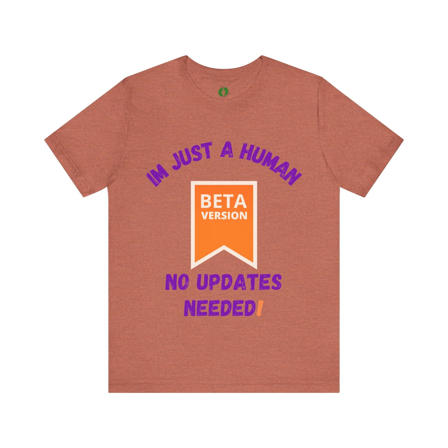 Humorous Beta Version T-Shirt for Casual Wear Humour Clothing T Shirt