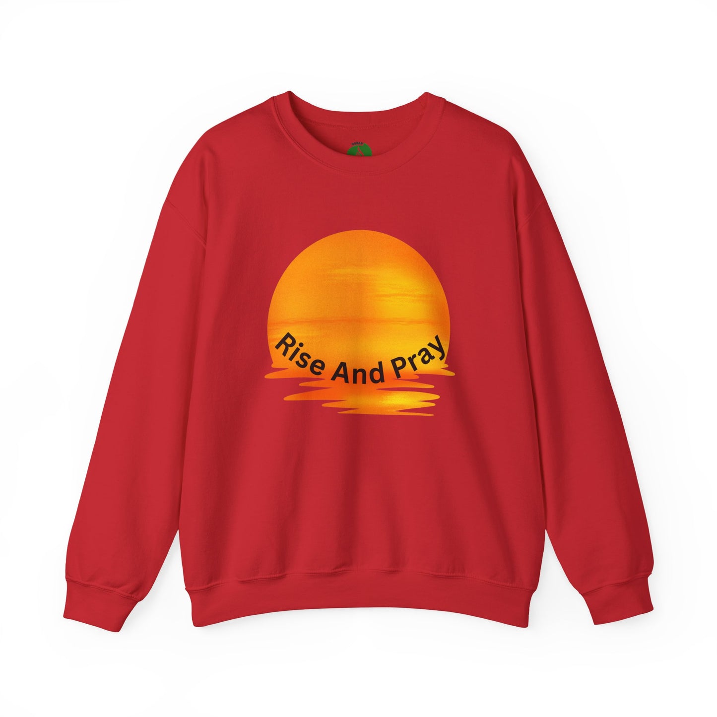 Rise And Pray Unisex Crewneck Sweatshirt - Cozy Spiritual Vibe