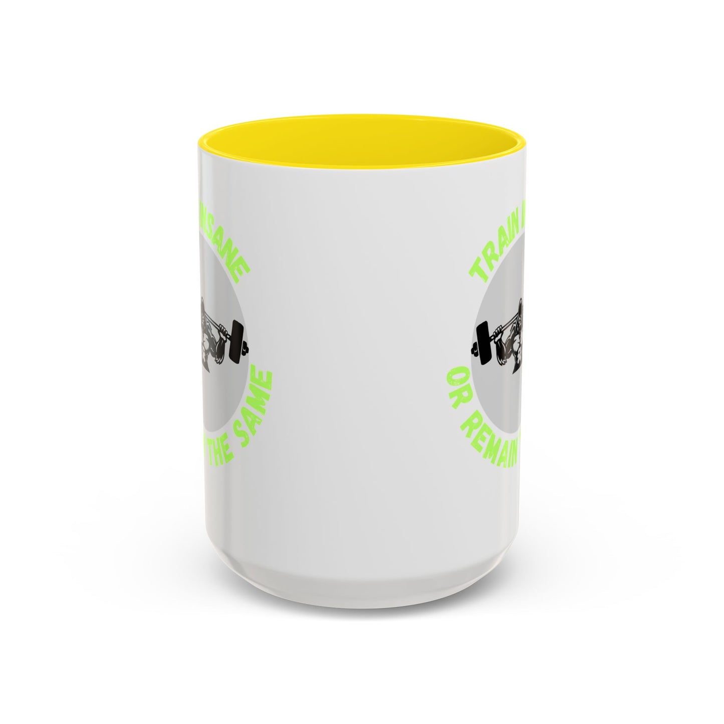 Motivational Fitness Coffee Mug - "Train Insane or Remain the Same" - Perfect Gift for Gym Enthusiasts Humour Joke Gym Mug