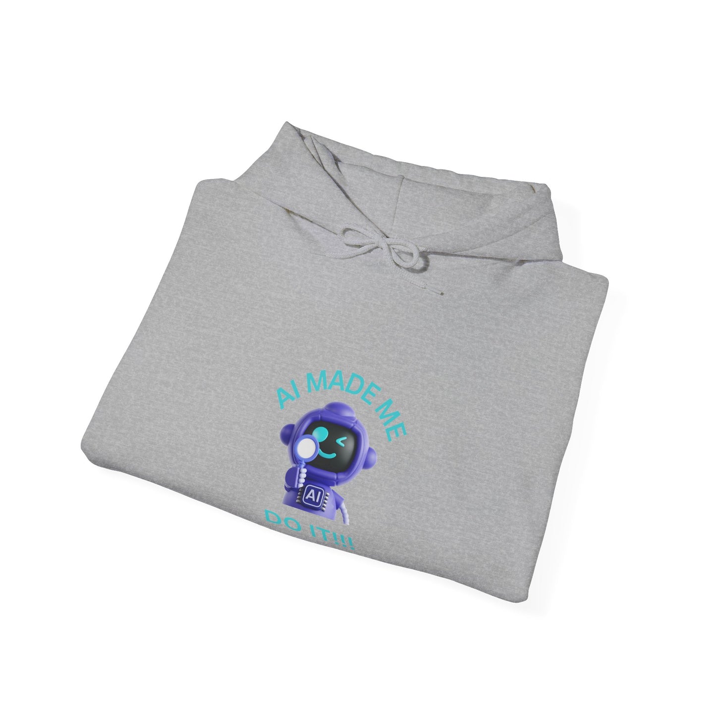 Funny AI Quote Hoodie — Humorous Artificial Intelligence Graphic Sweatshirt