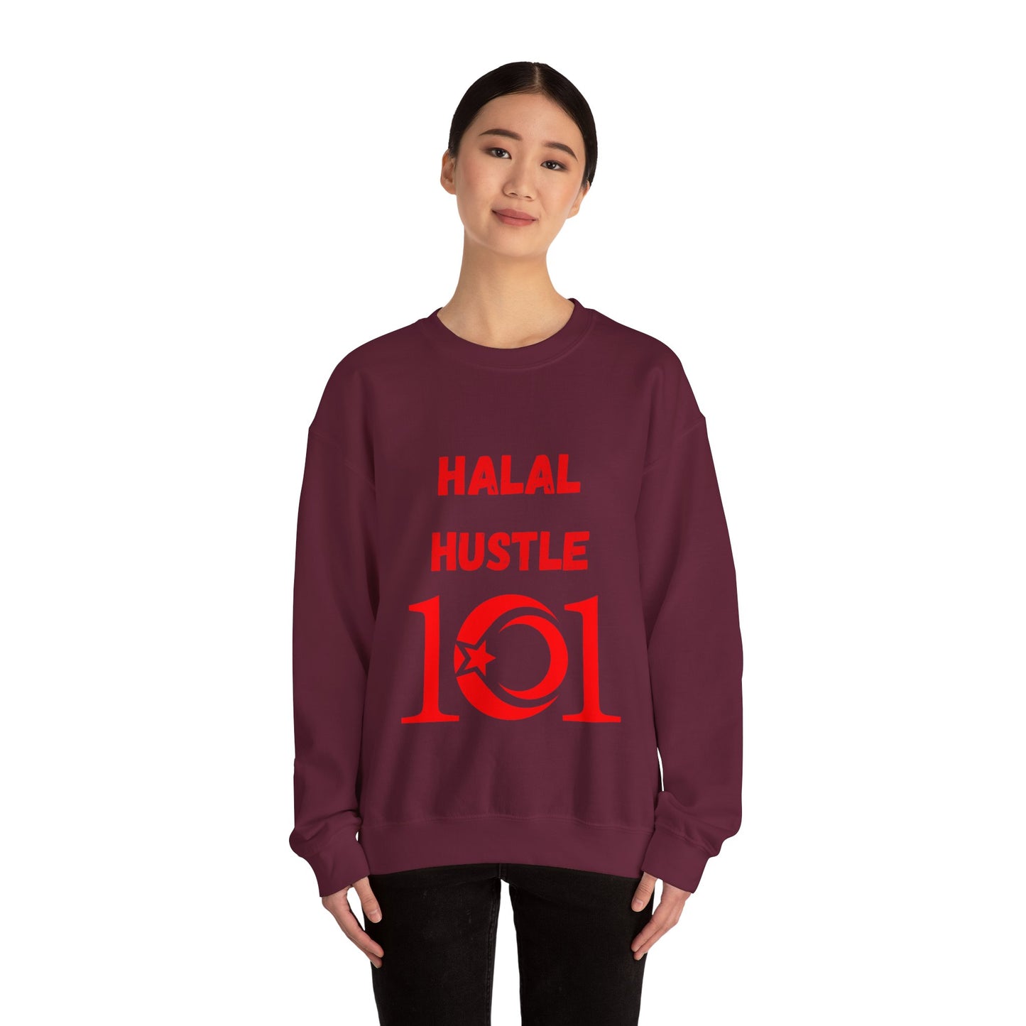 Halal Hustle 101 Unisex Crewneck Sweatshirt