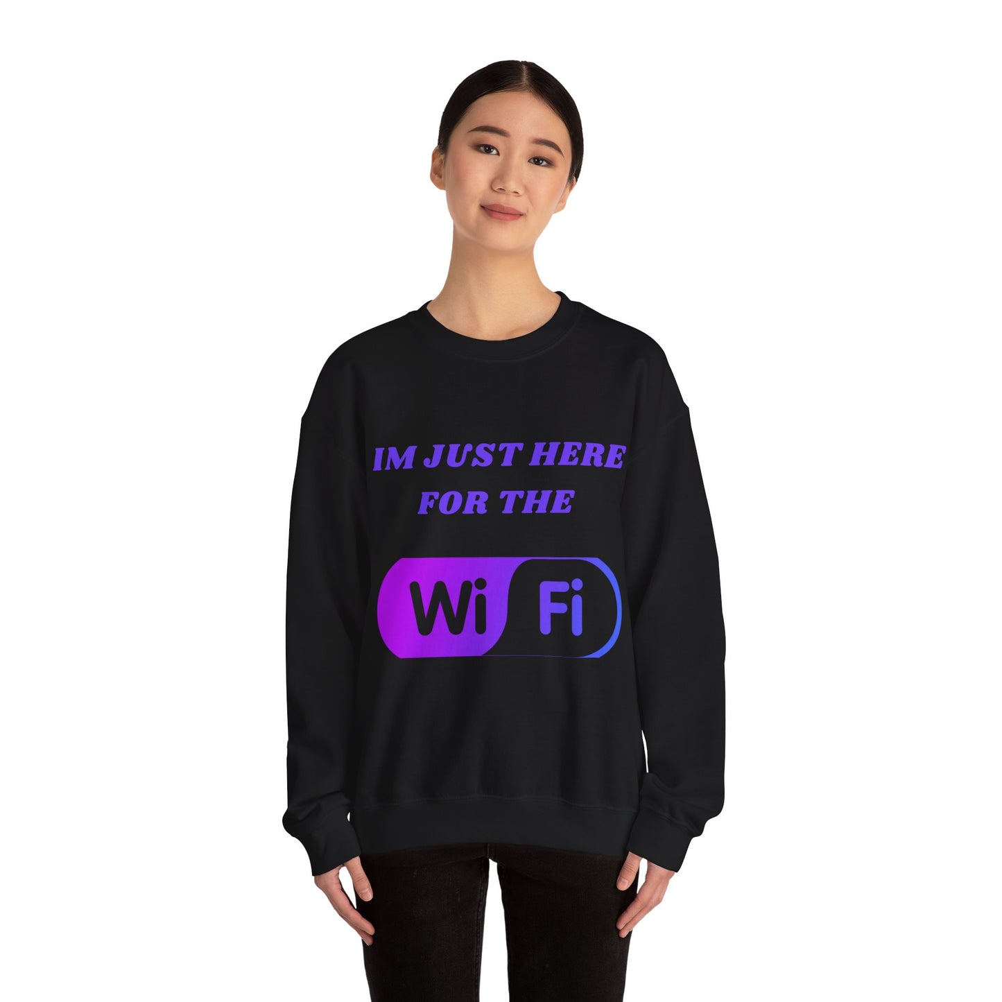 Funny WiFi Sweatshirt for Internet Lovers Humour Joke Clothing Sweat Shirt