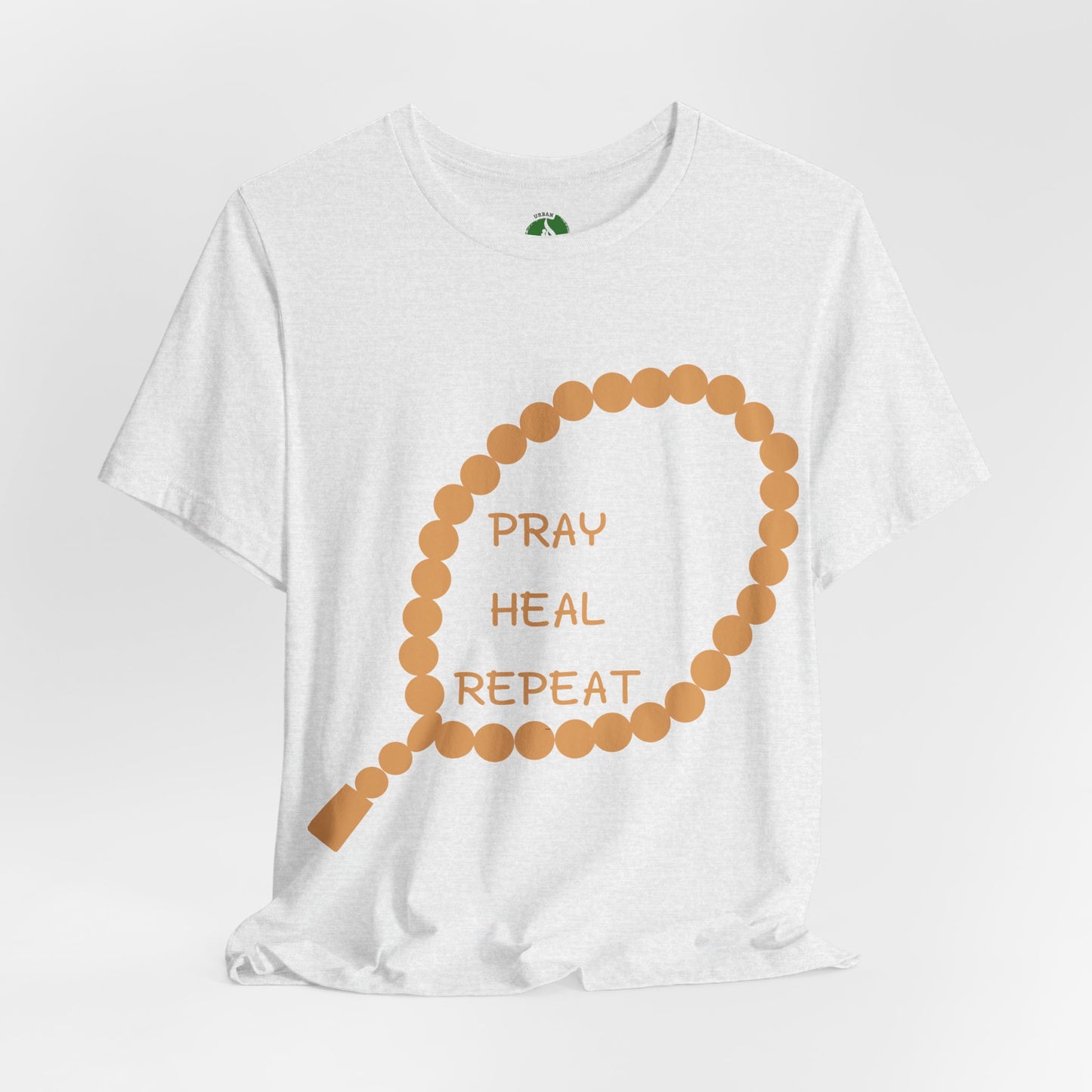 Pray Heal Repeat Unisex Jersey Tee - Inspirational Spiritual Shirt