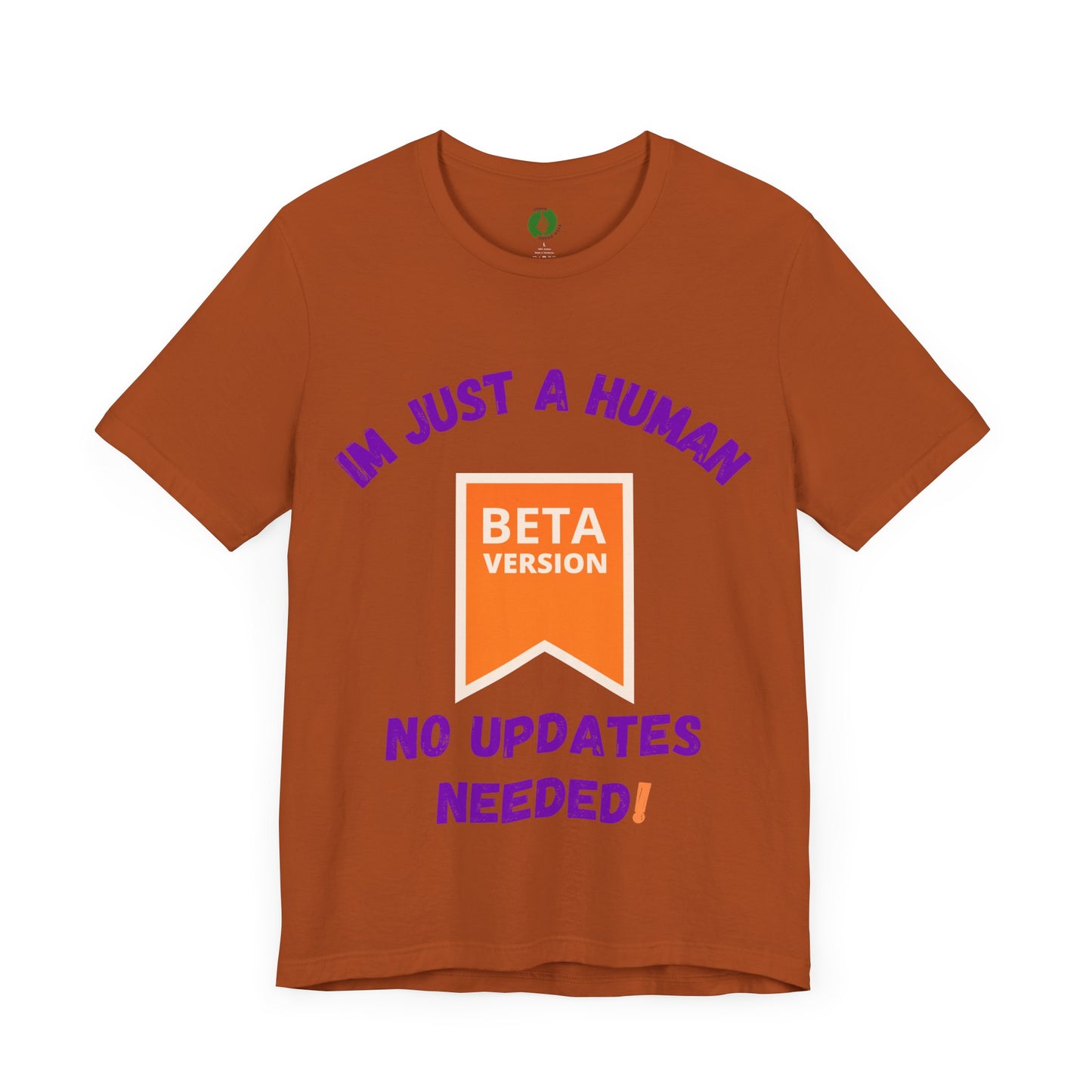 Humorous Beta Version T-Shirt for Casual Wear Humour Clothing T Shirt