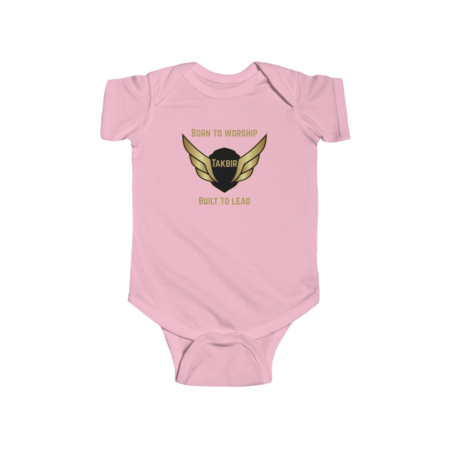 Infant Bodysuit - 'Born to Worship Takbir' Design for Little Leaders