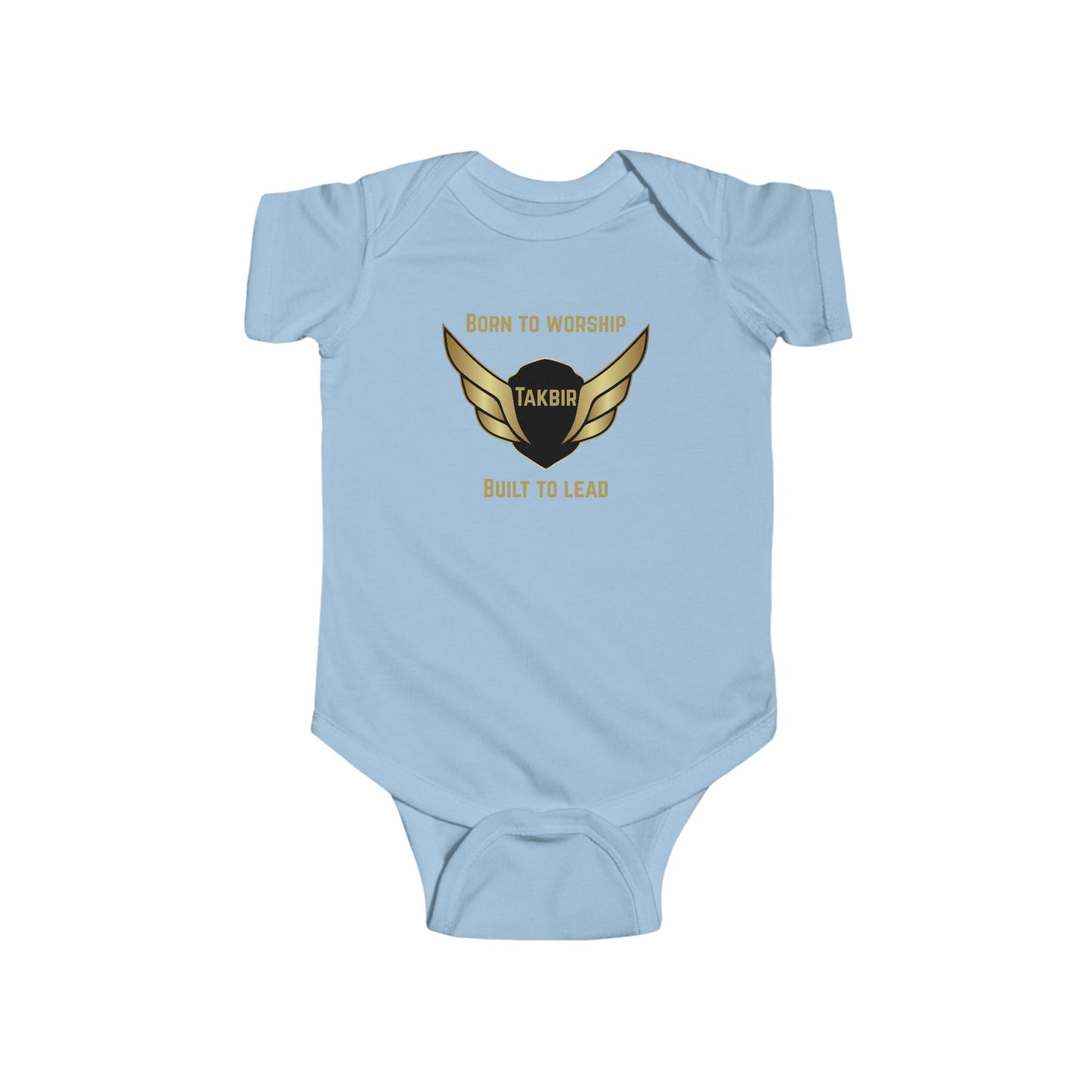 Infant Bodysuit - 'Born to Worship Takbir' Design for Little Leaders