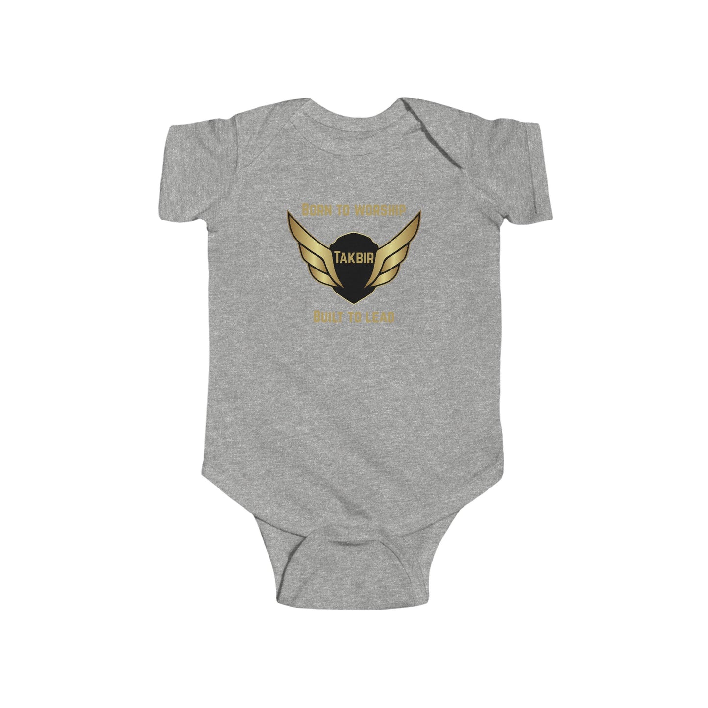 Infant Bodysuit - 'Born to Worship Takbir' Design for Little Leaders
