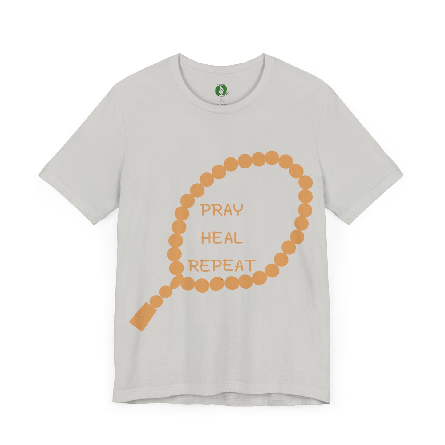 Pray Heal Repeat Unisex Jersey Tee - Inspirational Spiritual Shirt Islamic Street Fashion