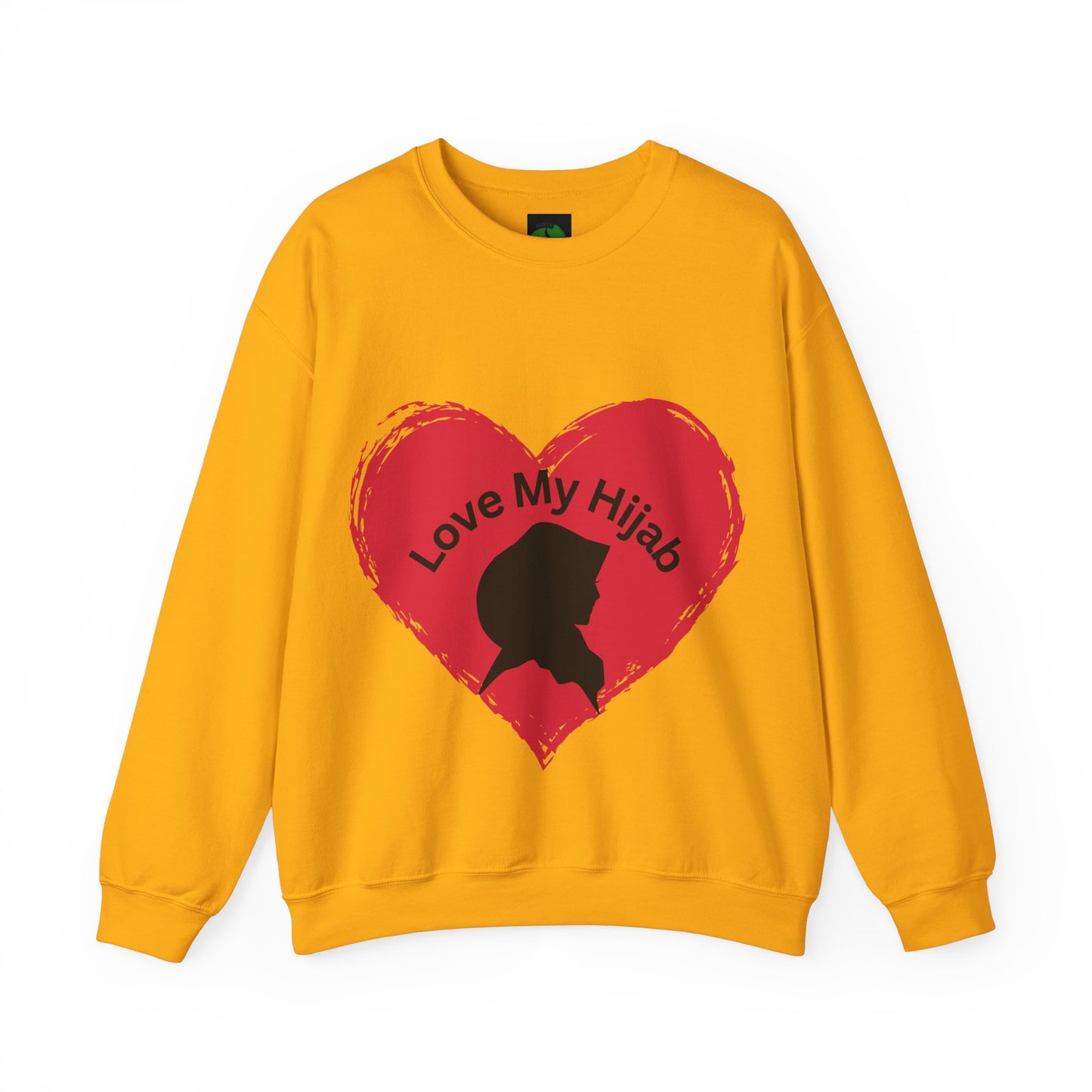 Love My Hijab Heavy Blend Sweatshirt - Unisex Crewneck for Comfort and Style Muslim Women Clothing