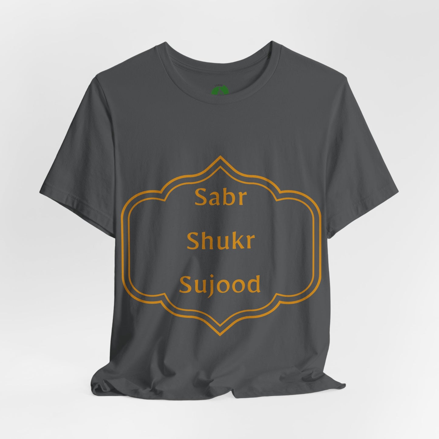 Inspirational Muslim Tee - Sabr Shukr Sujood