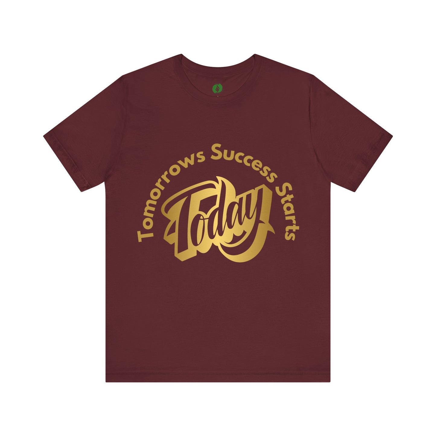 Inspirational Success Tee - "Tomorrow’s Success Starts Today" Unisex Jersey T-Shirt Gym Motivation T Shirt