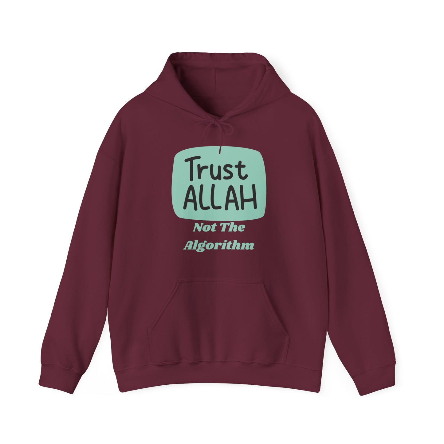 Trust Allah Hoodie - Unisex Heavy Blend™ Sweatshirt for Faith and Comfort