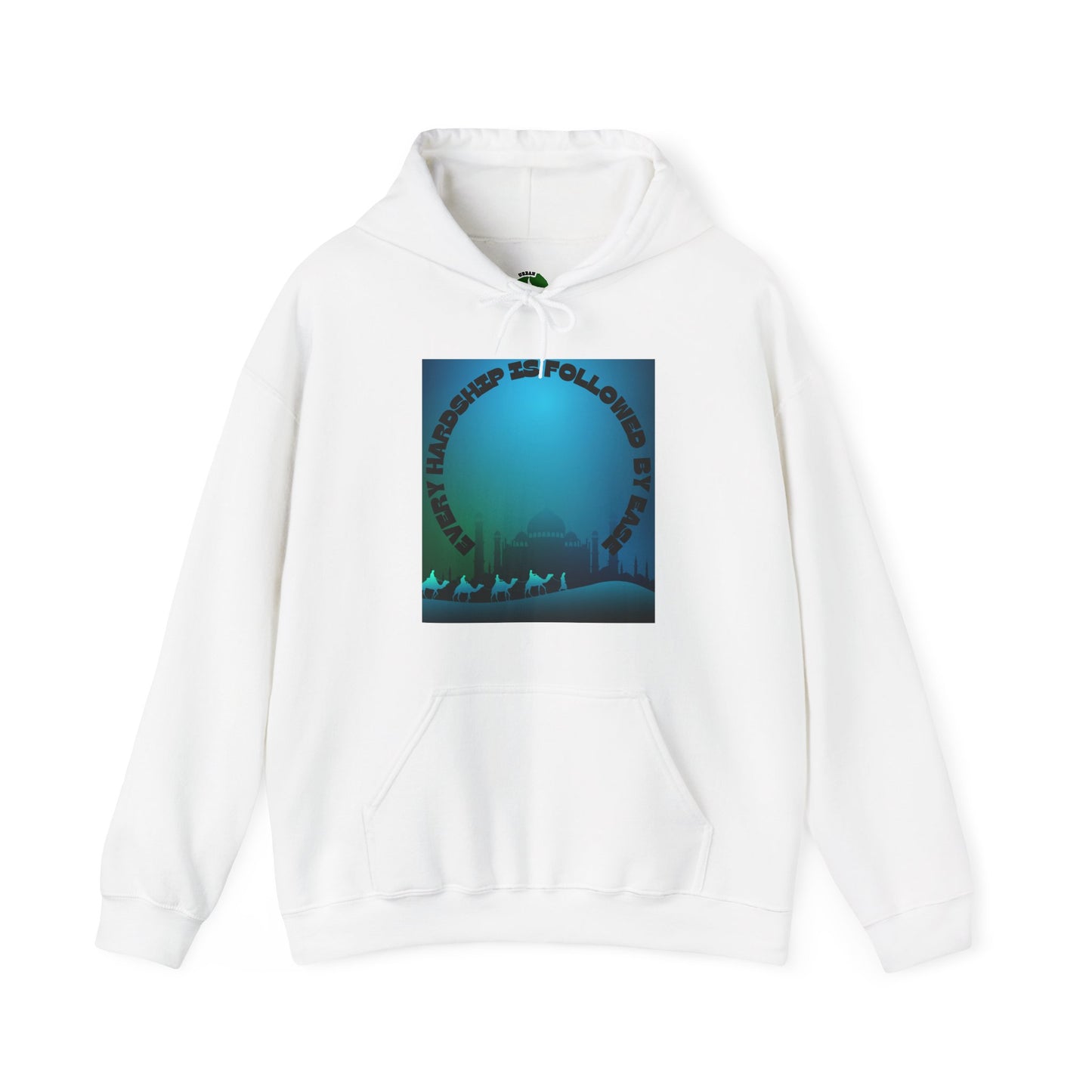 Chill Vibes Unisex Heavy Blend™ Hoodie - "Happiness is Followed by Peace" Design