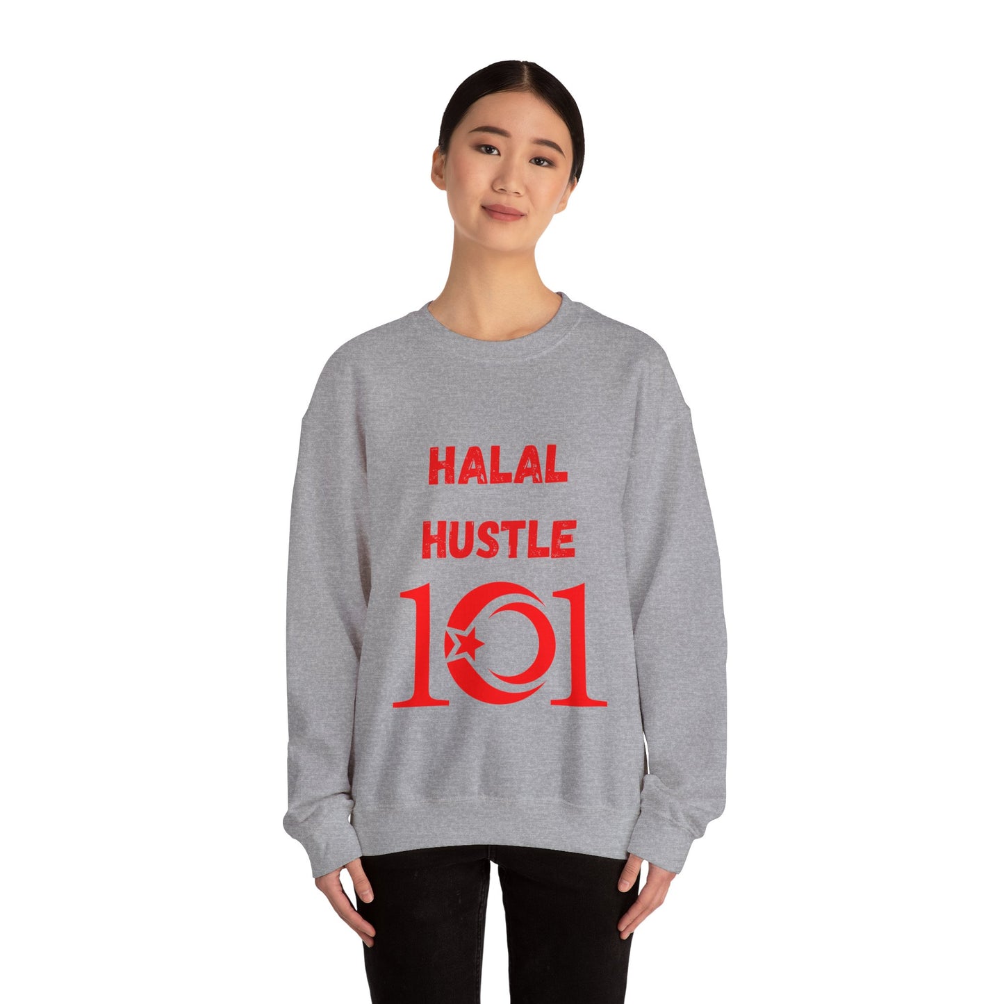 Halal Hustle 101 Unisex Crewneck Sweatshirt