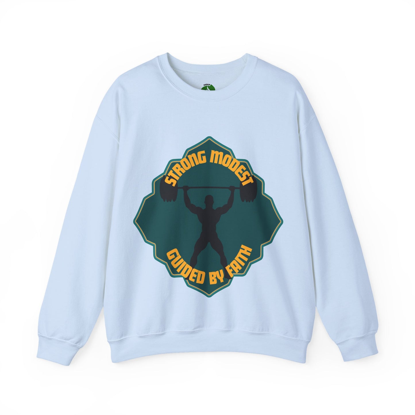 Muslim Streetwear Crewneck Sweatshirt — Urban Islamic Graphic Sweatshirt