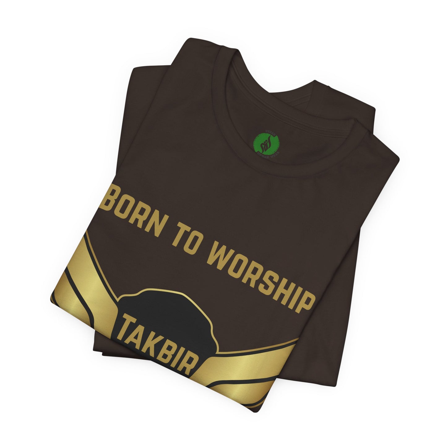 Inspirational Unisex Short Sleeve Tee - 'Born to Worship'