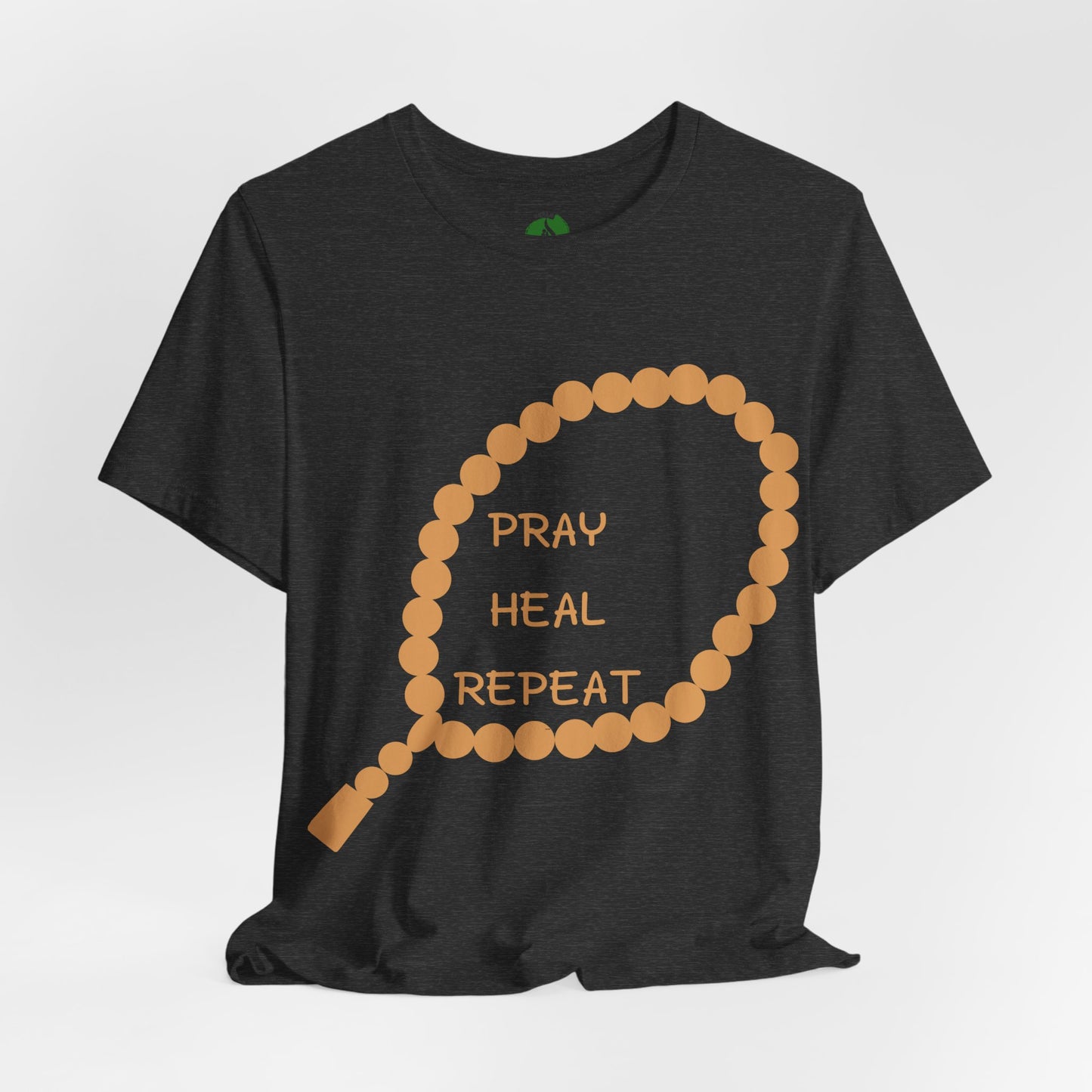 Pray Heal Repeat Unisex Jersey Tee - Inspirational Spiritual Shirt