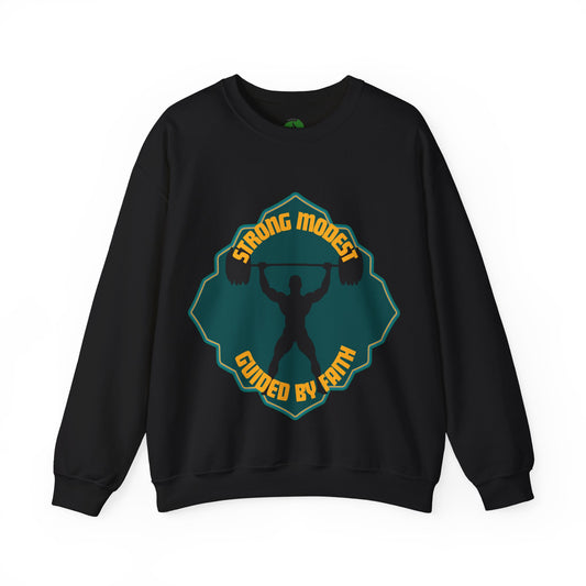 Muslim Streetwear Crewneck Sweatshirt — Urban Islamic Graphic Sweatshirt