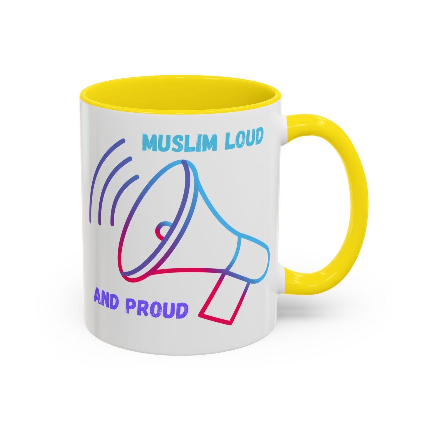 Muslim Loud and Proud Coffee Mug - Accent 11oz & 15oz Islamic Accessories Mug