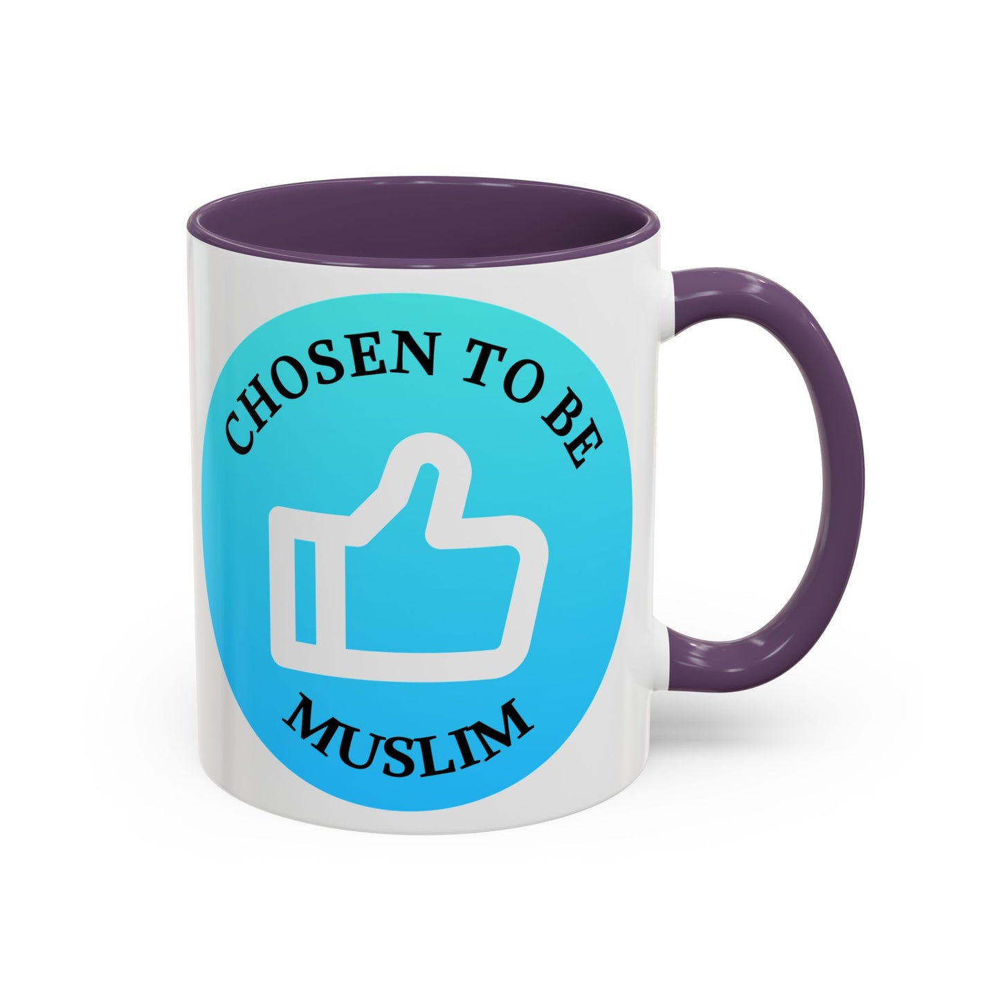 Inspirational Muslim Coffee Mug - 'Chosen to Be Muslim' - 11oz & 15oz Accent Cups Islamic Accessories Mug