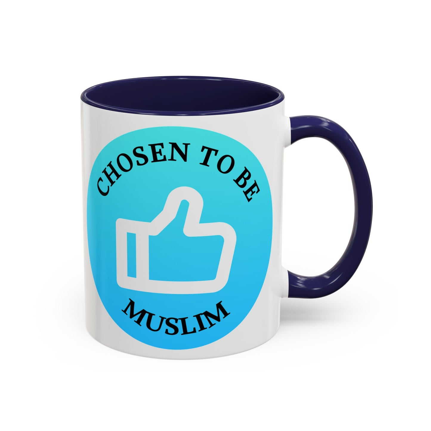 Inspirational Muslim Coffee Mug - 'Chosen to Be Muslim' - 11oz & 15oz Accent Cups Islamic Accessories Mug