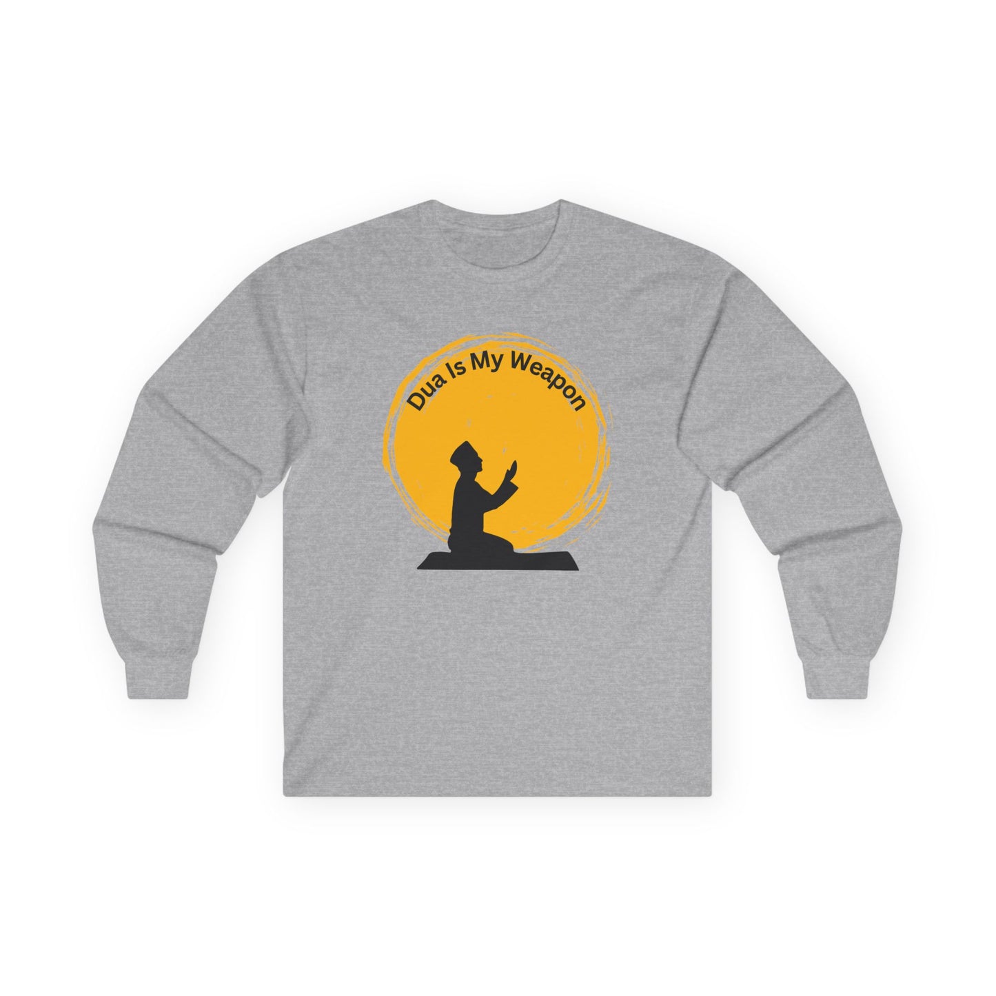 Inspiration Long Sleeve Tee - "Dua Is My Weapon" - Unisex Cotton Shirt