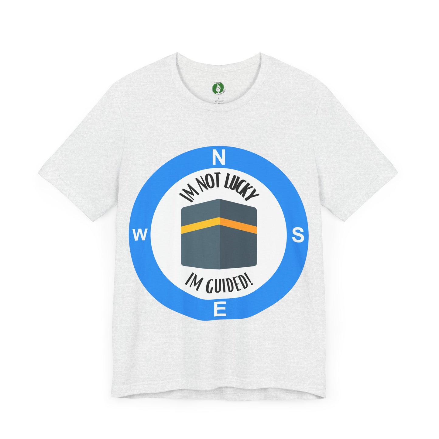 Guided Journey Unisex Jersey Tee - Inspirational Compass Design Halal Fashion T Shirt