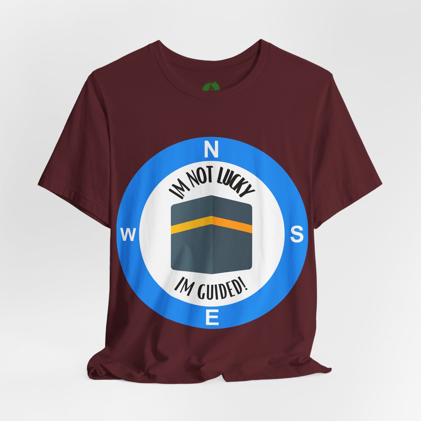 Guided Journey Unisex Jersey Tee - Inspirational Compass Design