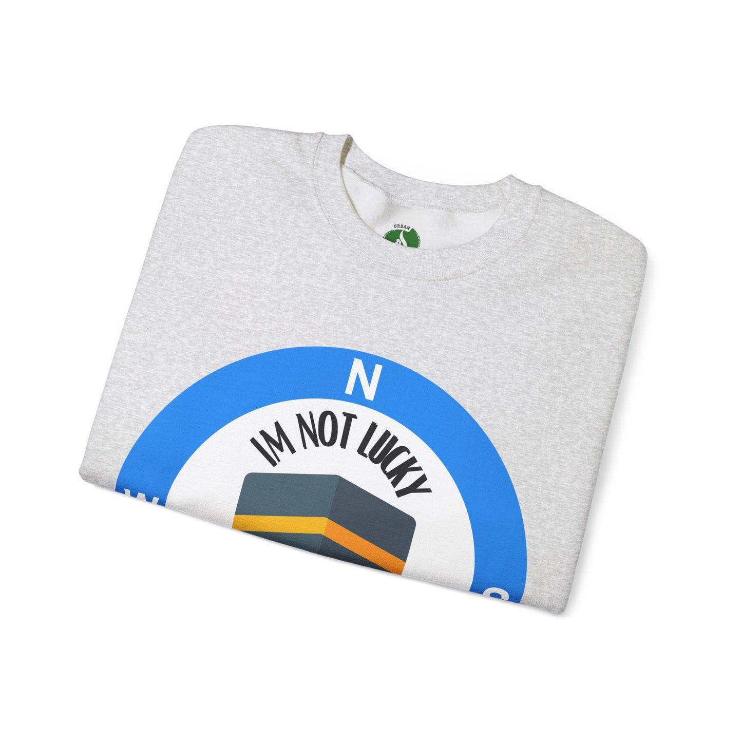 I'm Not Lucky, I'm Guided! Unisex Crewneck Sweatshirt Halal Fashion Sweat Shirt