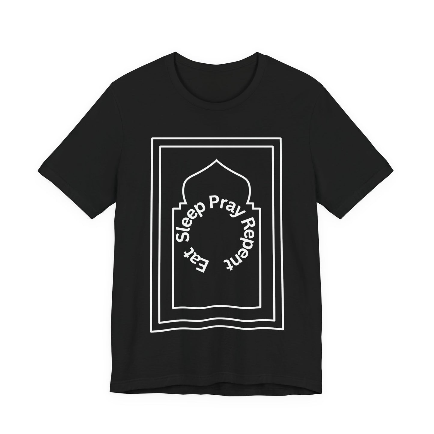 Inspirational Unisex Tee - 'Sleep Pray Repeat'