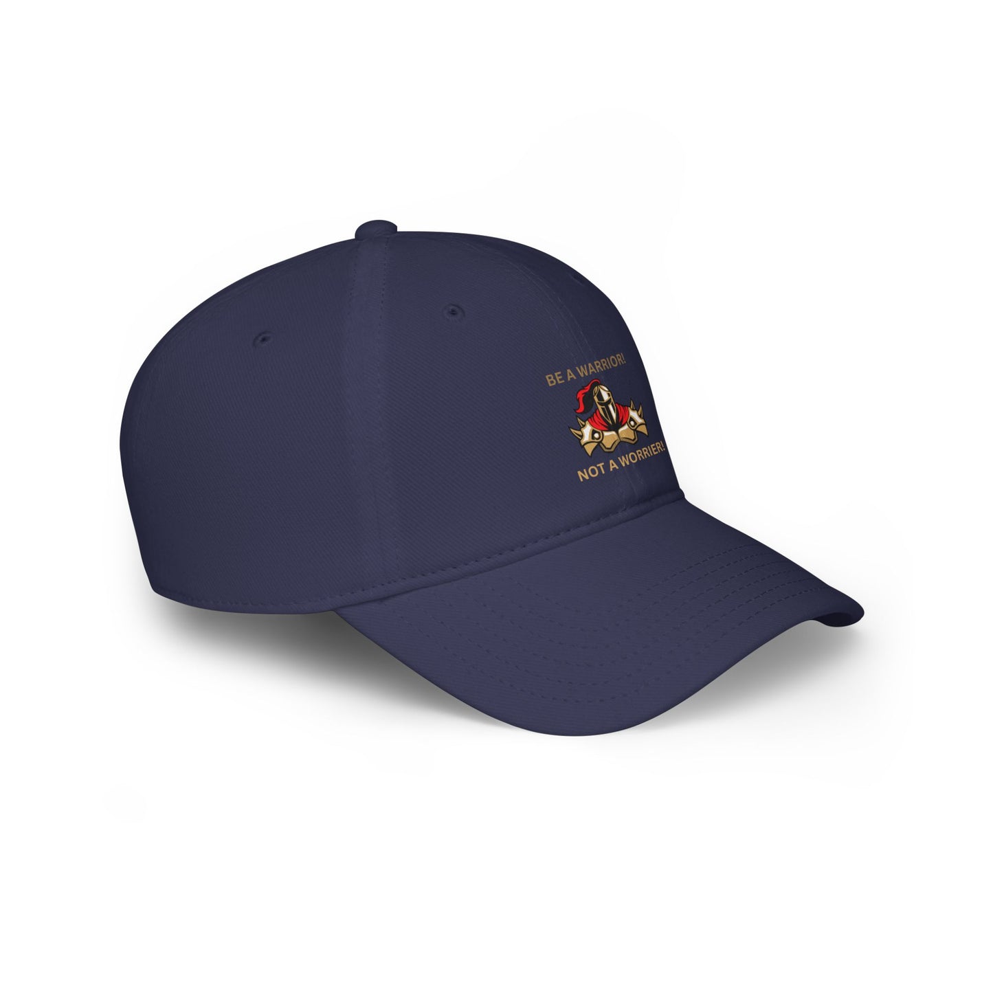 Inspirational Warrior Baseball Cap - Be a Warrior, Not a Worrier Humour Joke Cap