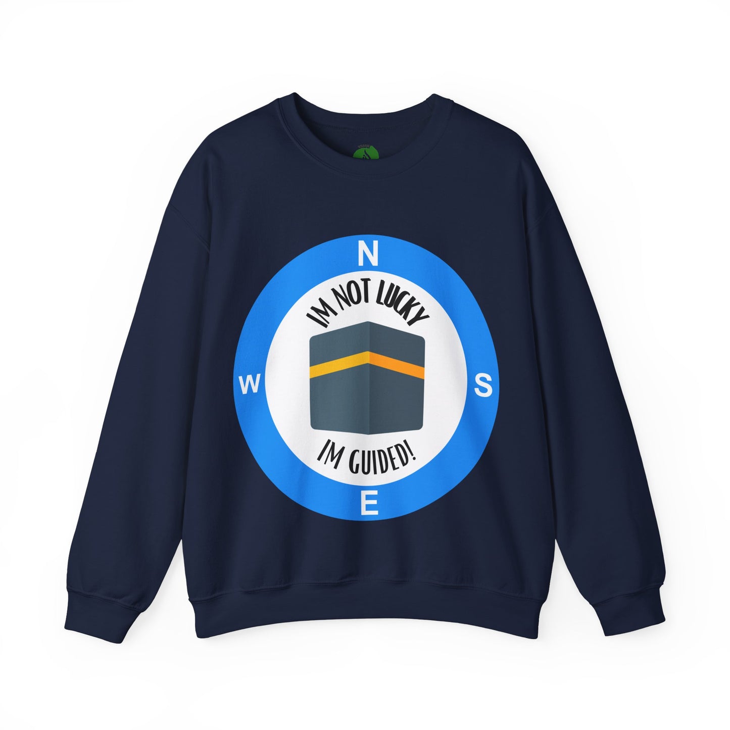 I'm Not Lucky, I'm Guided! Unisex Crewneck Sweatshirt Halal Fashion Sweat Shirt
