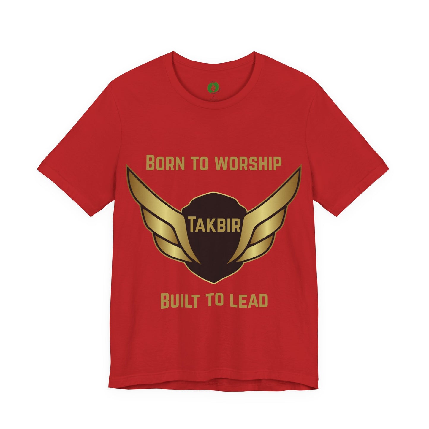 Inspirational Unisex Short Sleeve Tee - 'Born to Worship'