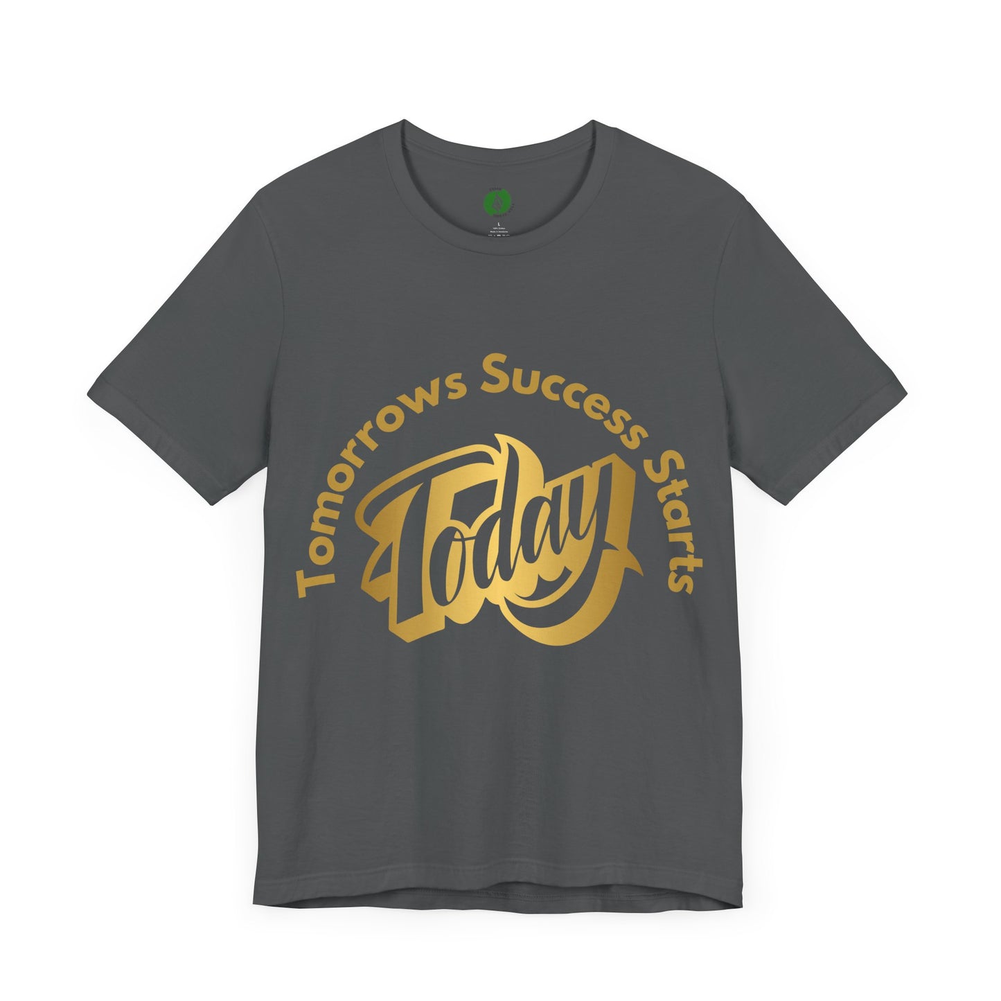 Inspirational Success Tee - "Tomorrow’s Success Starts Today" Unisex Jersey T-Shirt Gym Motivation T Shirt
