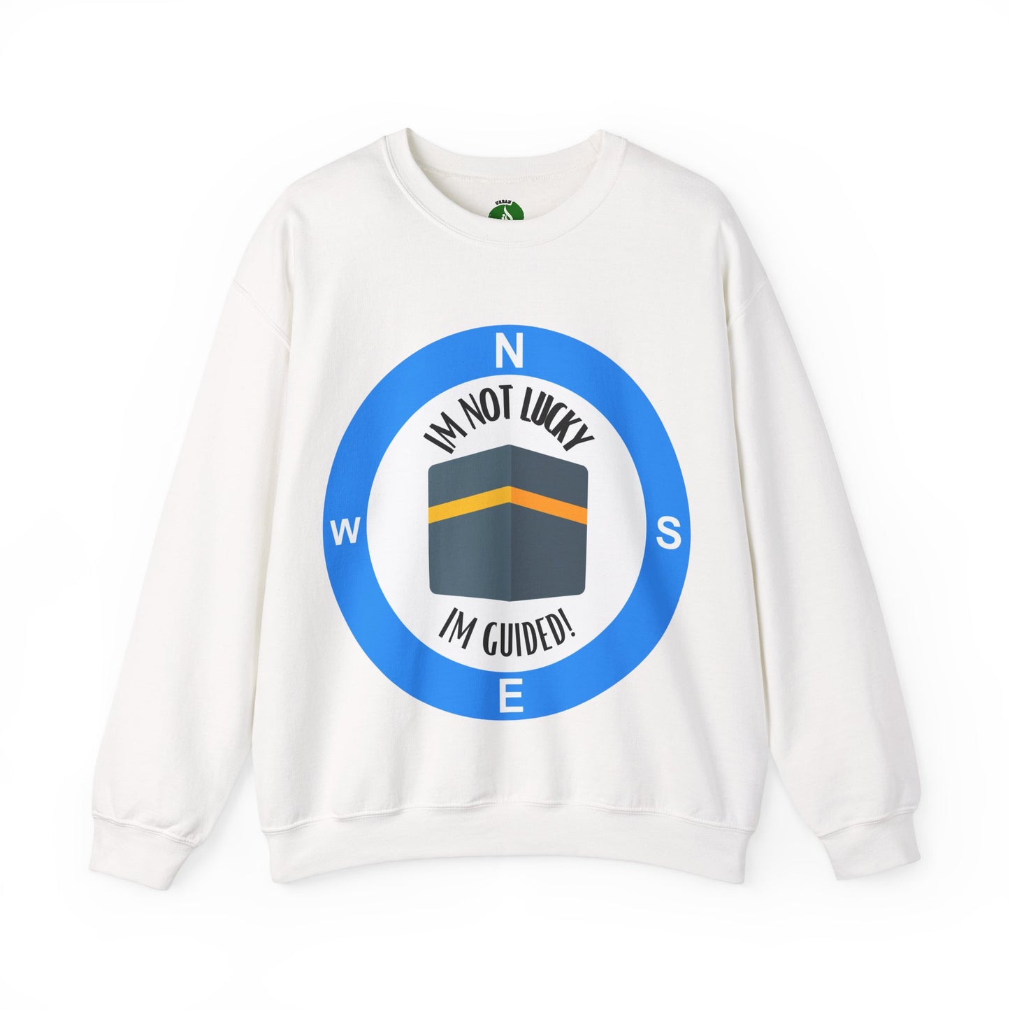 I'm Not Lucky, I'm Guided! Unisex Crewneck Sweatshirt Halal Fashion Sweat Shirt