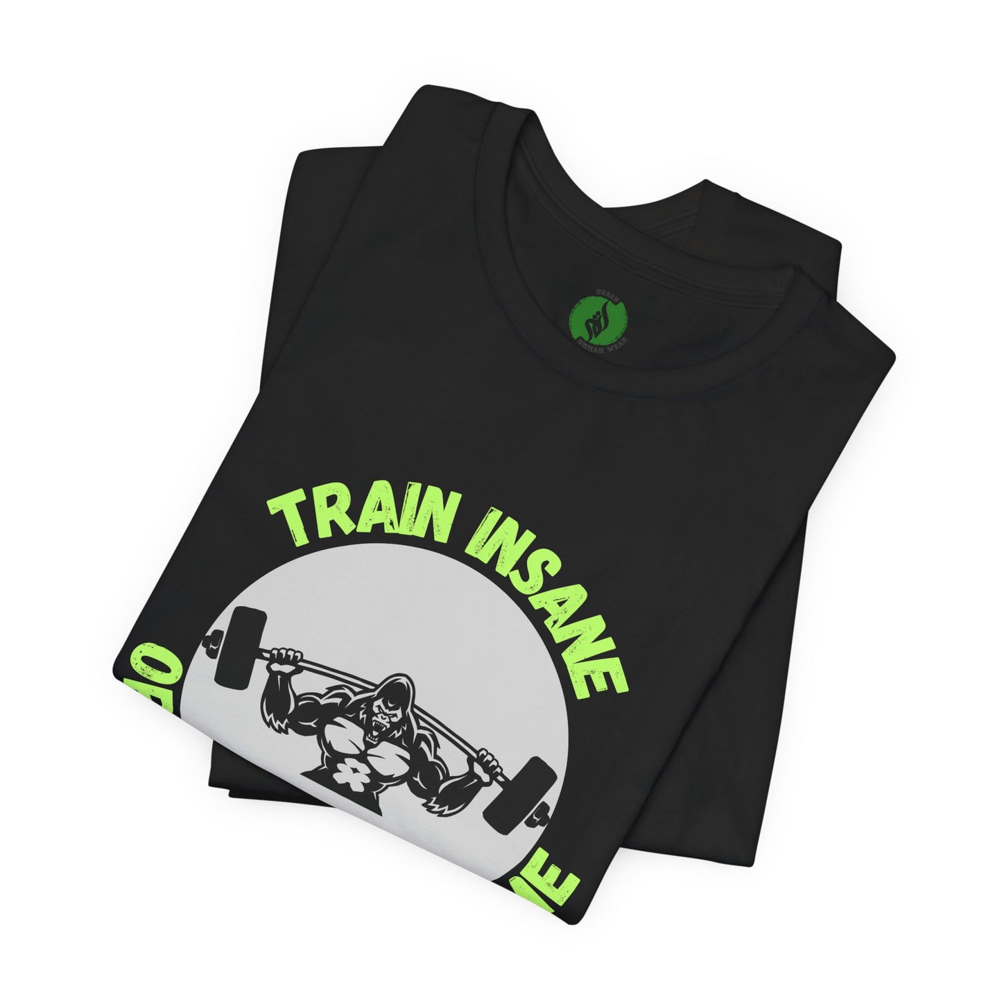 Motivational Fitness Tee - 'Train Insane or Remain the Same' Unisex Jersey Short Sleeve