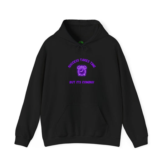 Success Takes Time Hoodie - Motivational Unisex Heavy Blend™ Sweatshirt