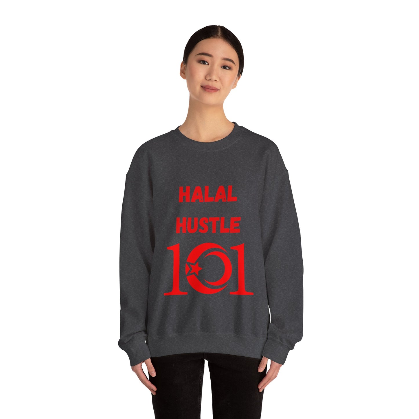 Halal Hustle 101 Unisex Crewneck Sweatshirt