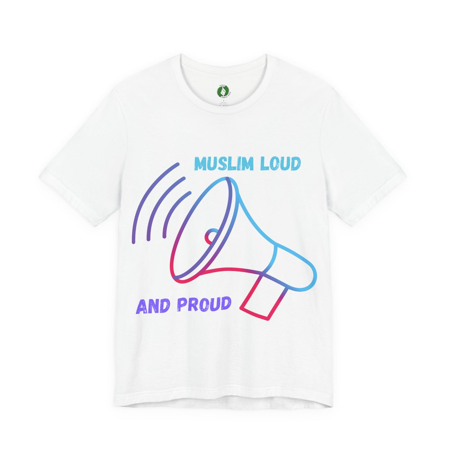Muslim Loud and Proud Unisex Short Sleeve Tee