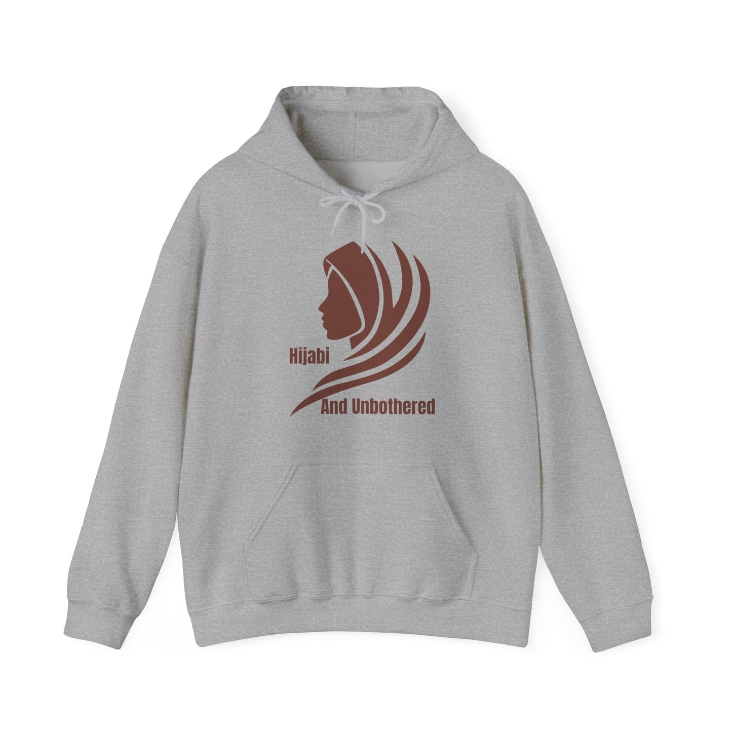 Hijabi and Unbothered Unisex Hoodie – Celebrate Identity, Empowerment & Style