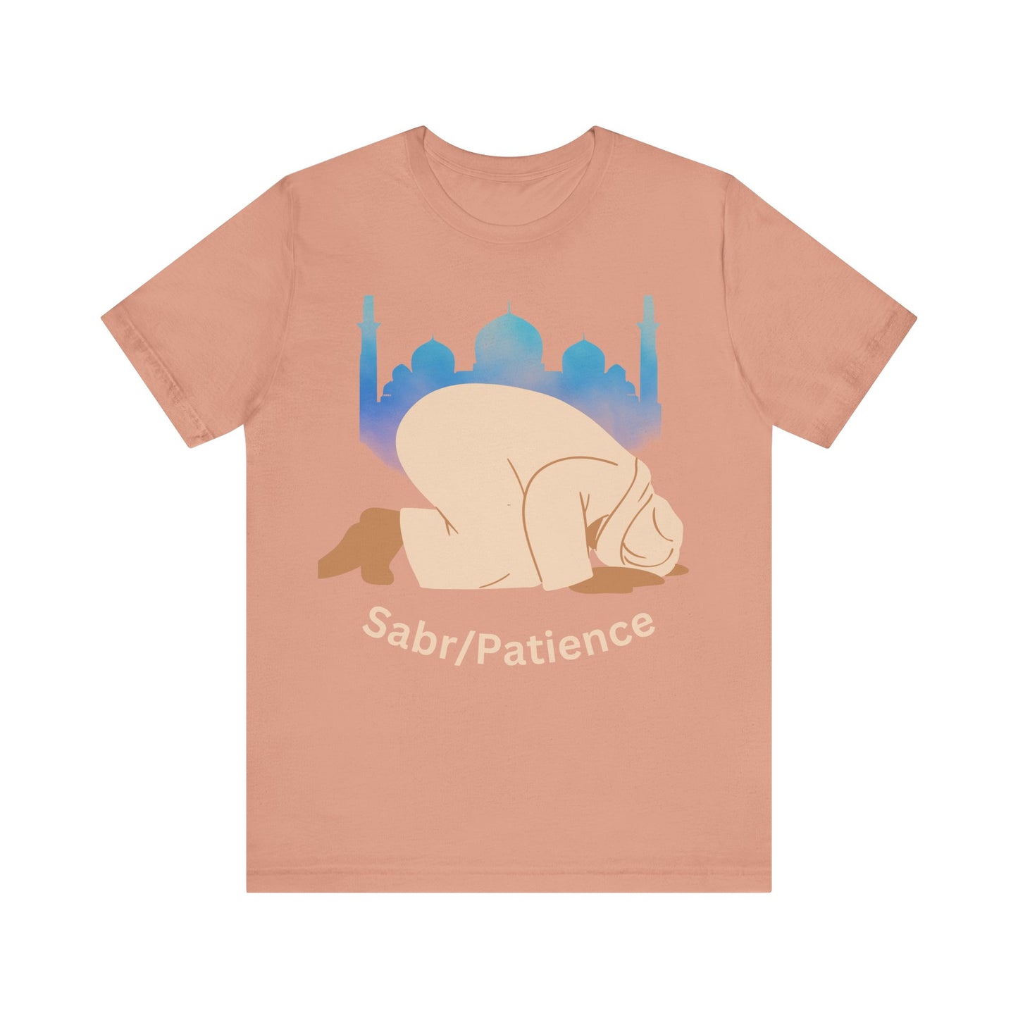 Sabr Patience Unisex Jersey Tee - Inspirational Muslim Graphic Shirt Islamic Clothing