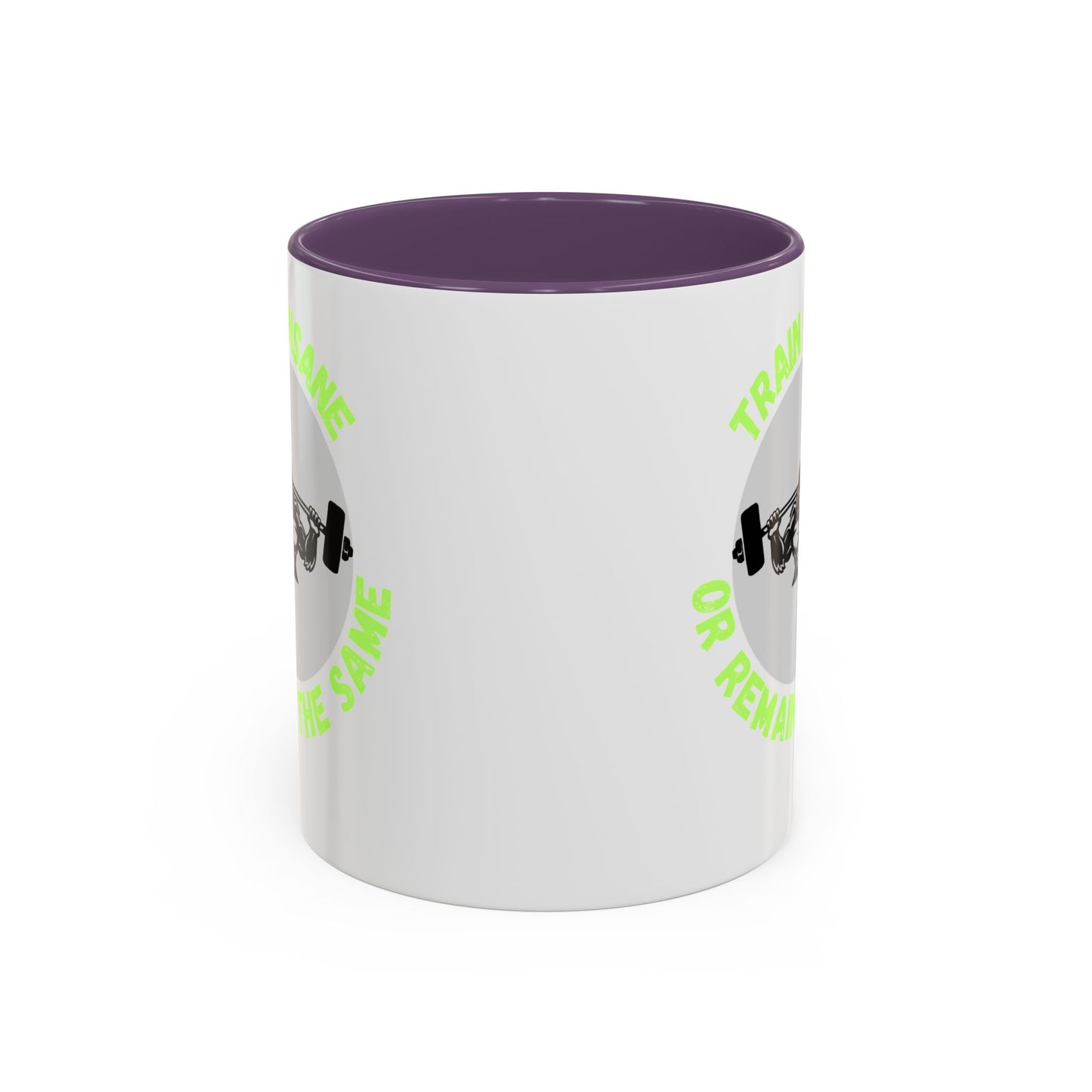 Motivational Fitness Coffee Mug - "Train Insane or Remain the Same" - Perfect Gift for Gym Enthusiasts Humour Joke Gym Mug