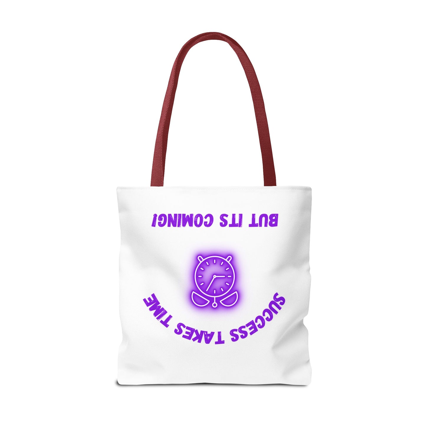 Motivational Tote Bag - ‘Success Takes Time, But It’s Coming!’