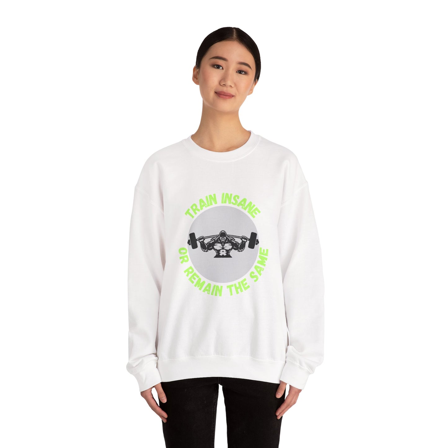 Train Insane Gym Sweatshirt - Unisex Heavy Blend Crewneck