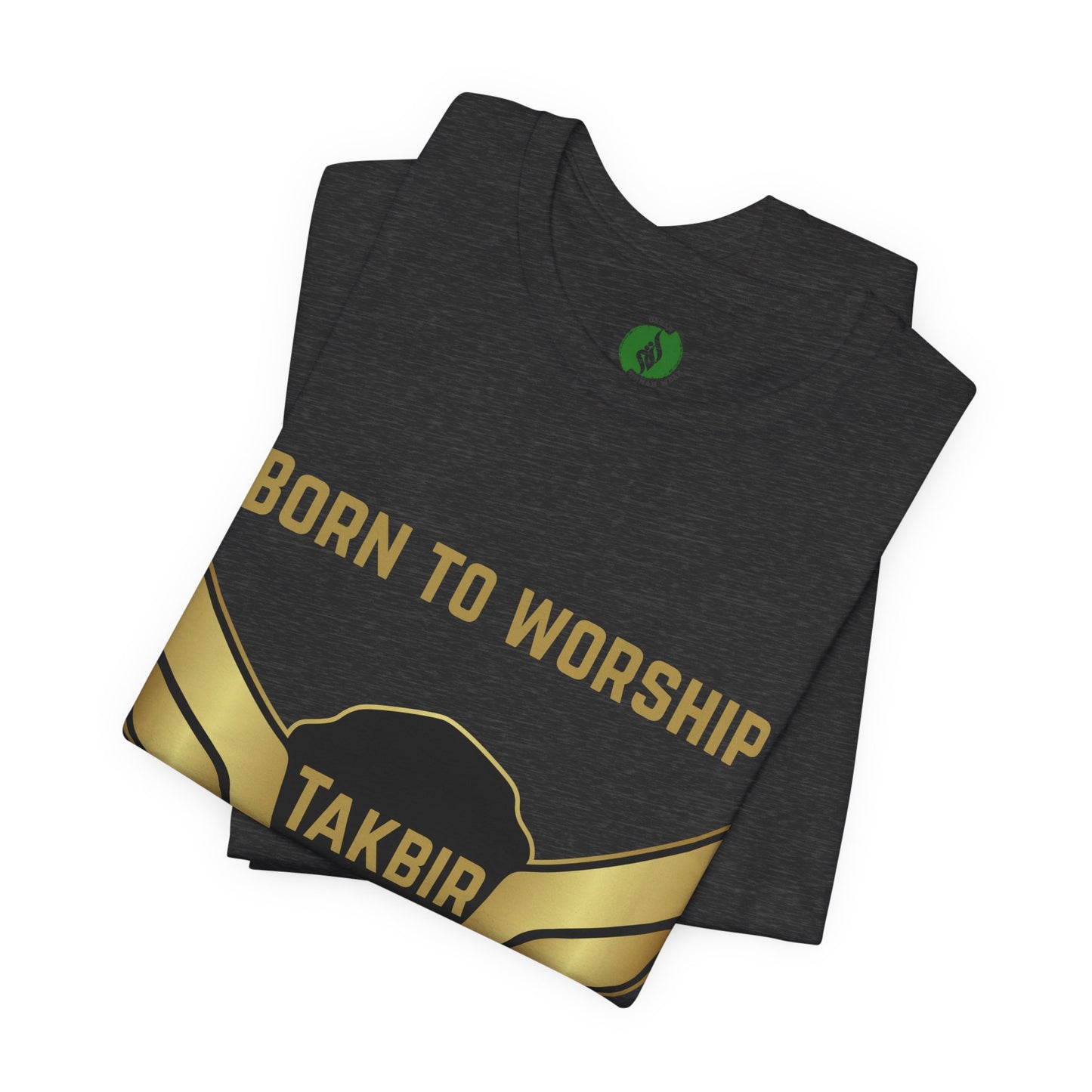 Inspirational Unisex Short Sleeve Tee - 'Born to Worship'