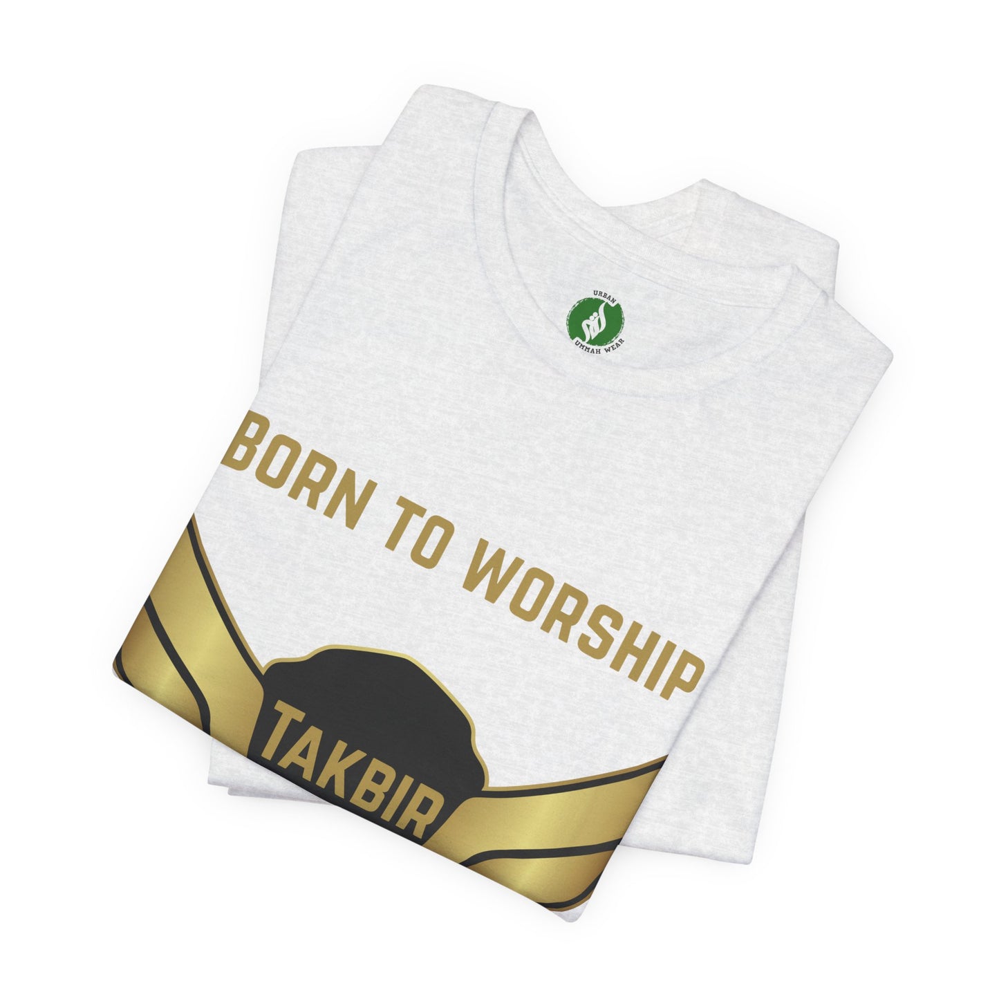 Inspirational Unisex Short Sleeve Tee - 'Born to Worship'