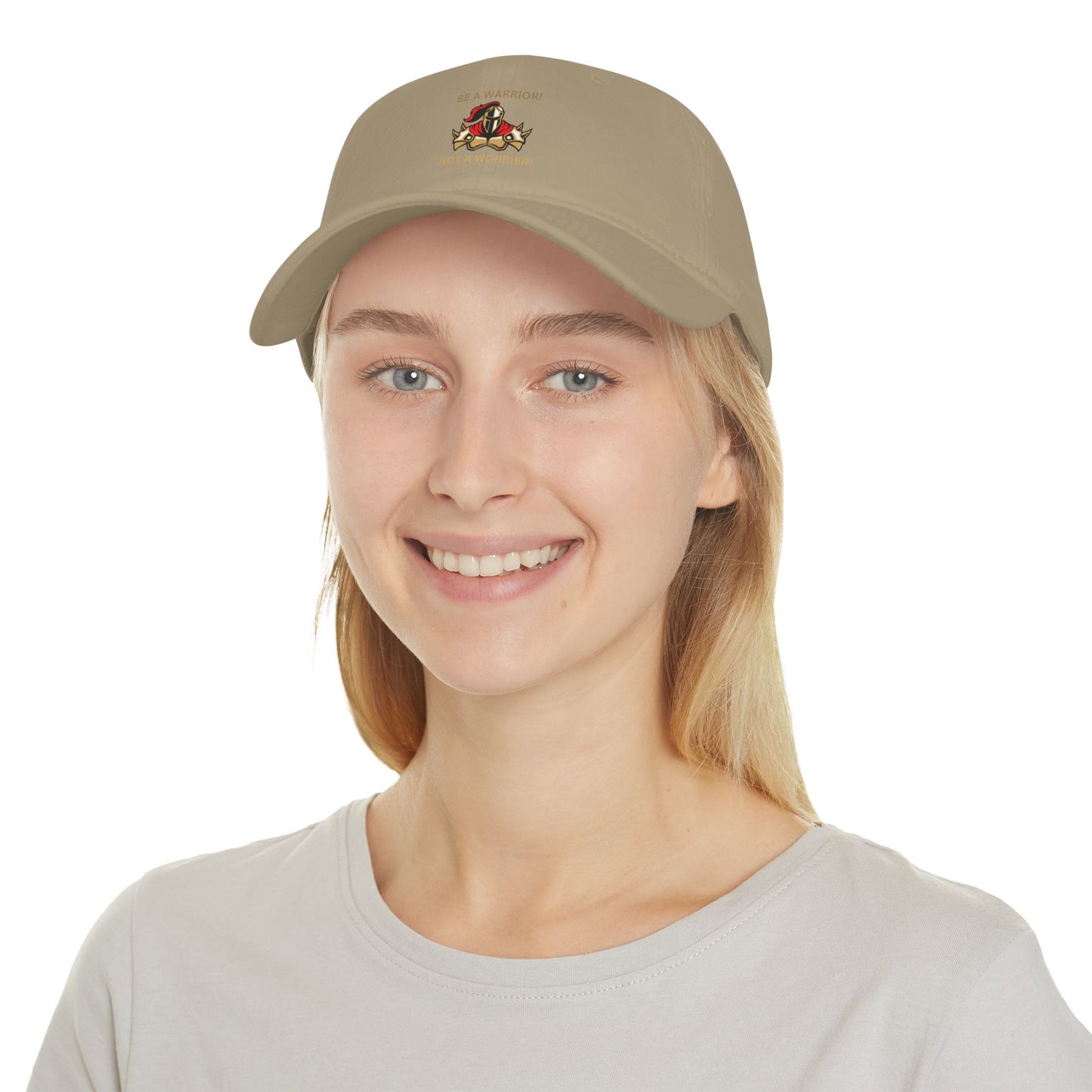 Inspirational Warrior Baseball Cap - Be a Warrior, Not a Worrier Humour Joke Cap