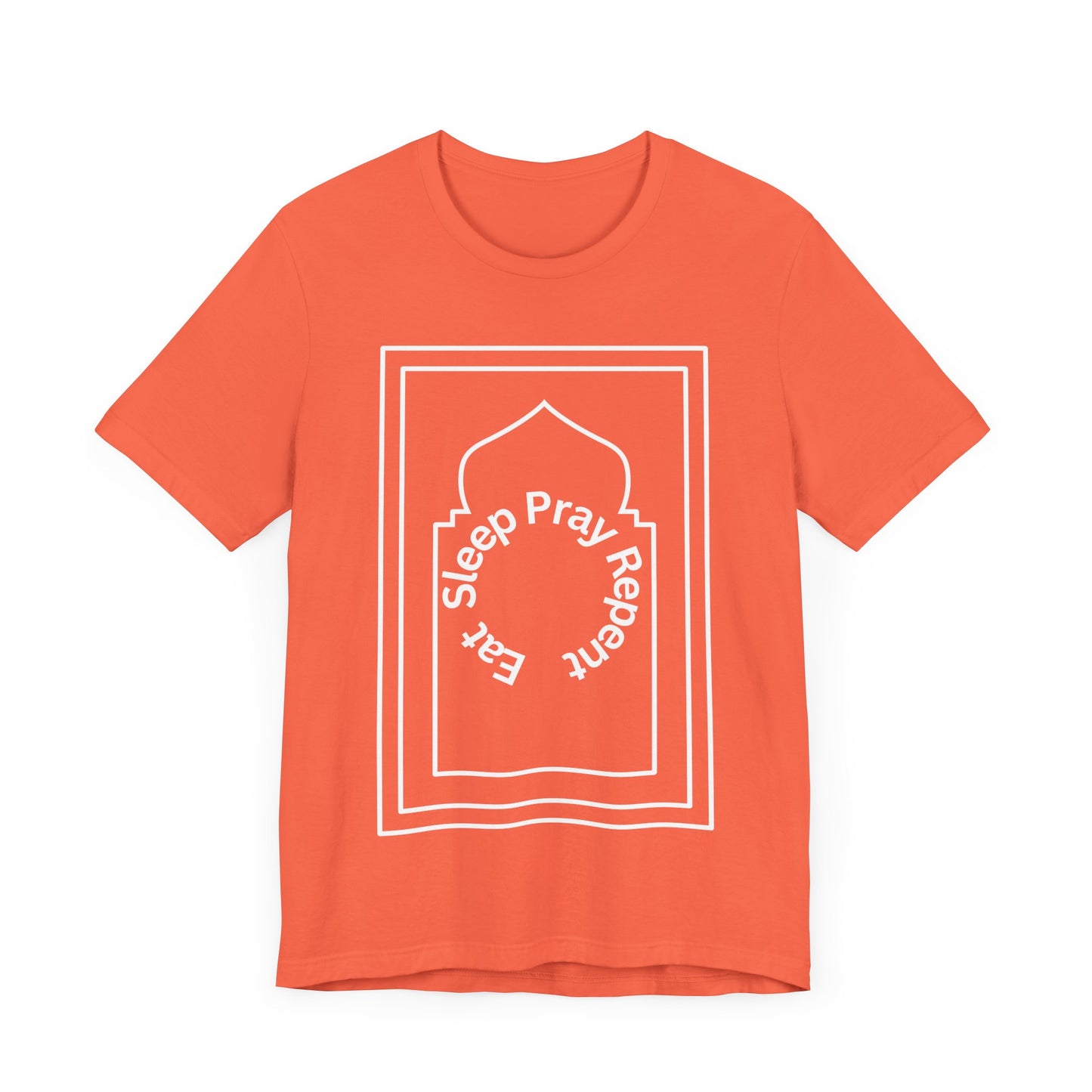 Inspirational Unisex Tee - 'Sleep Pray Repeat' Islamic Clothing