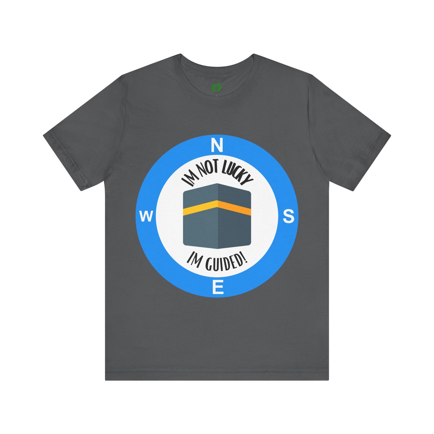 Guided Journey Unisex Jersey Tee - Inspirational Compass Design Halal Fashion T Shirt